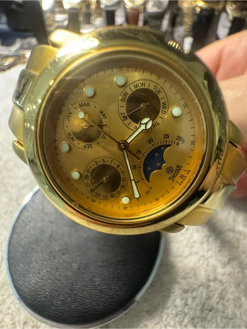 Gold-Tone Multifunction Watch - Gold